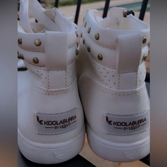 Koolaburra by UGG High Top White Sneakers - Picture 4 of 5